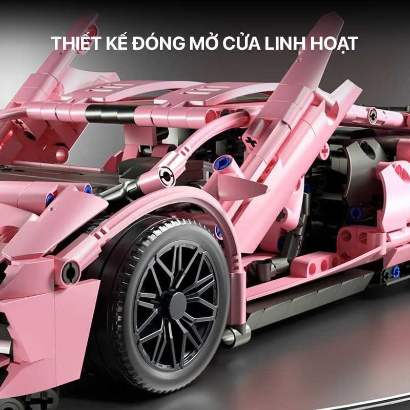 Mô hình lắp ghép - Lanborgini FK937 89108 6 mo hinh lap ghep lanborgini 89108 06